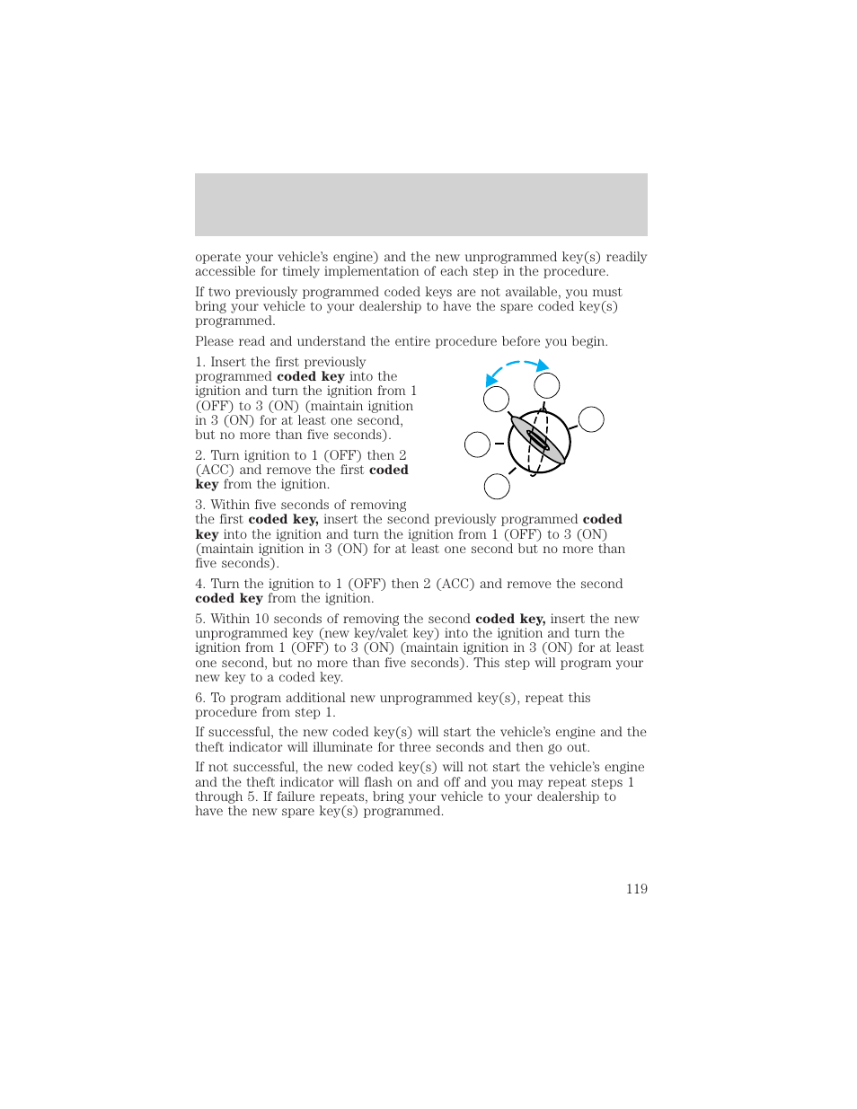 Locks and security | FORD 2002 Excursion v.2 User Manual | Page 119 / 280