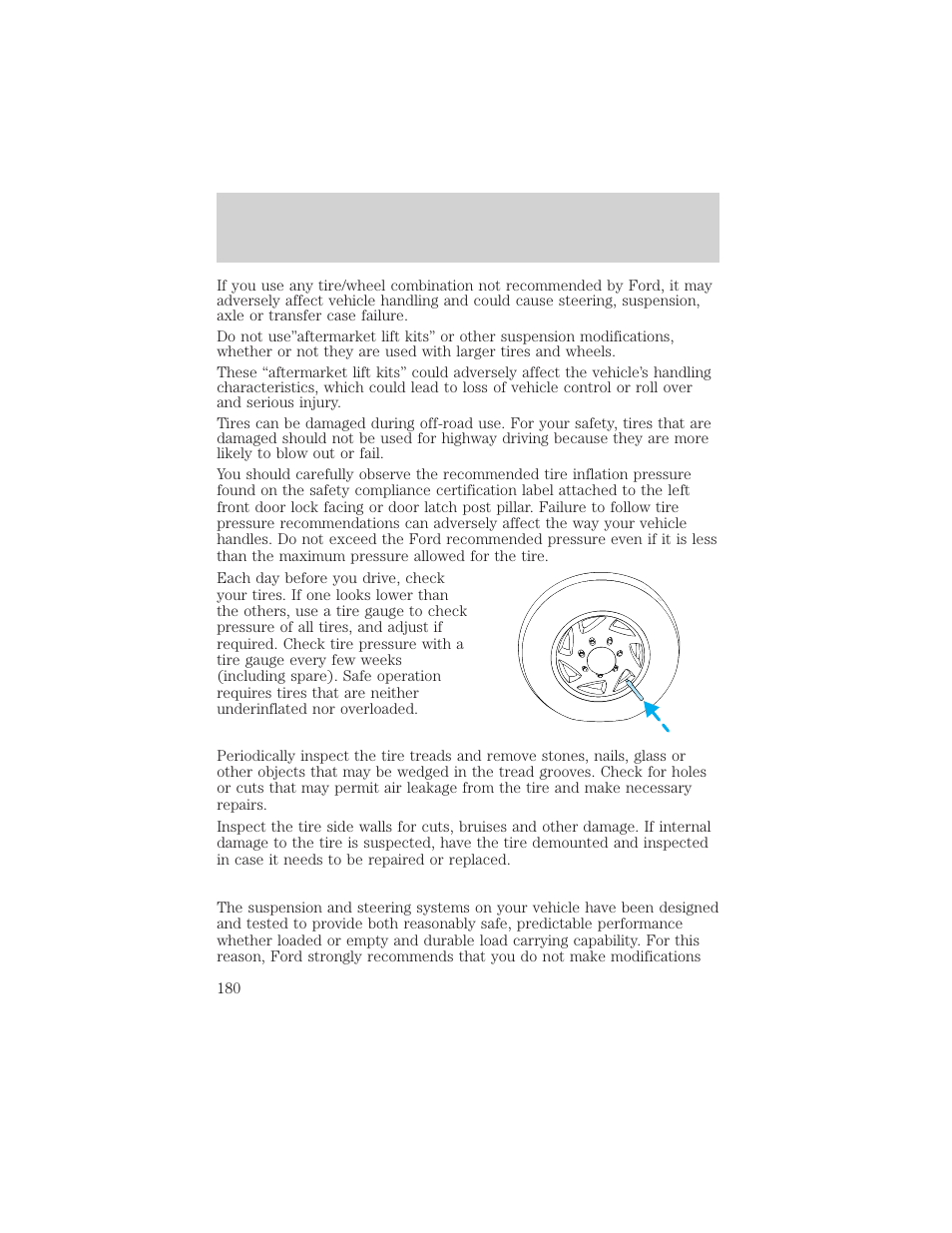 Driving | FORD 2002 Excursion v.2 User Manual | Page 180 / 280