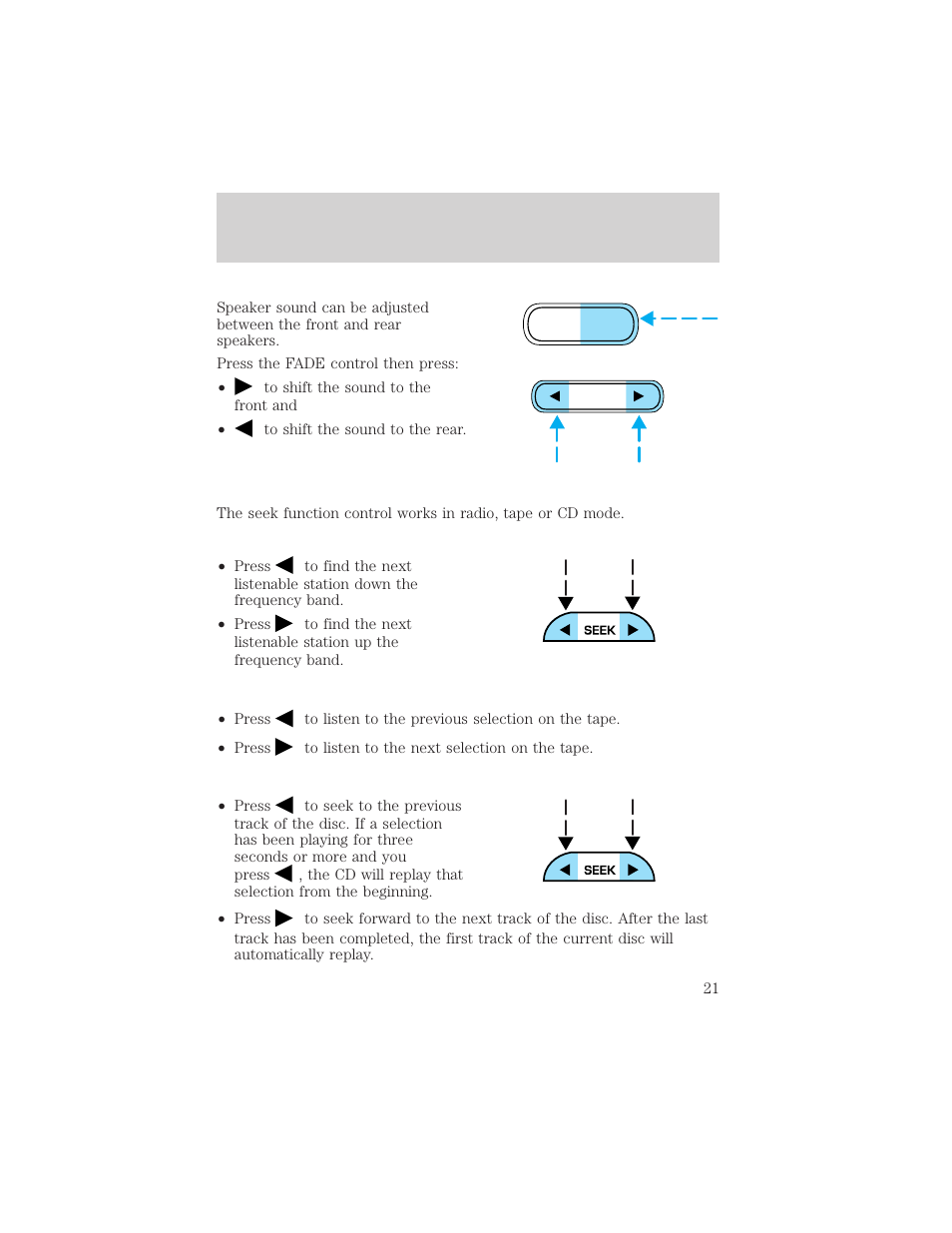 Entertainment systems | FORD 2002 Excursion v.2 User Manual | Page 21 / 280