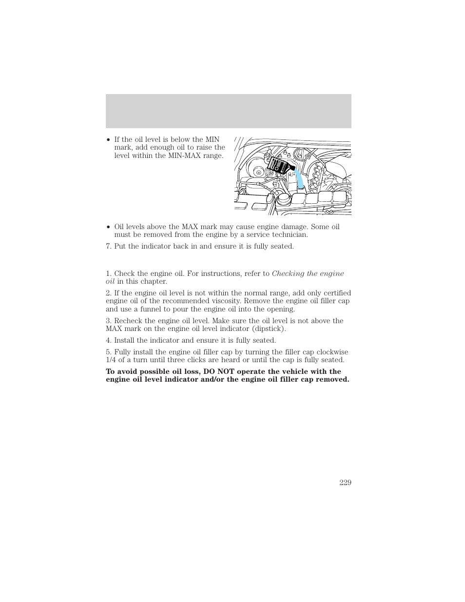 Maintenance and specifications | FORD 2002 Excursion v.2 User Manual | Page 229 / 280