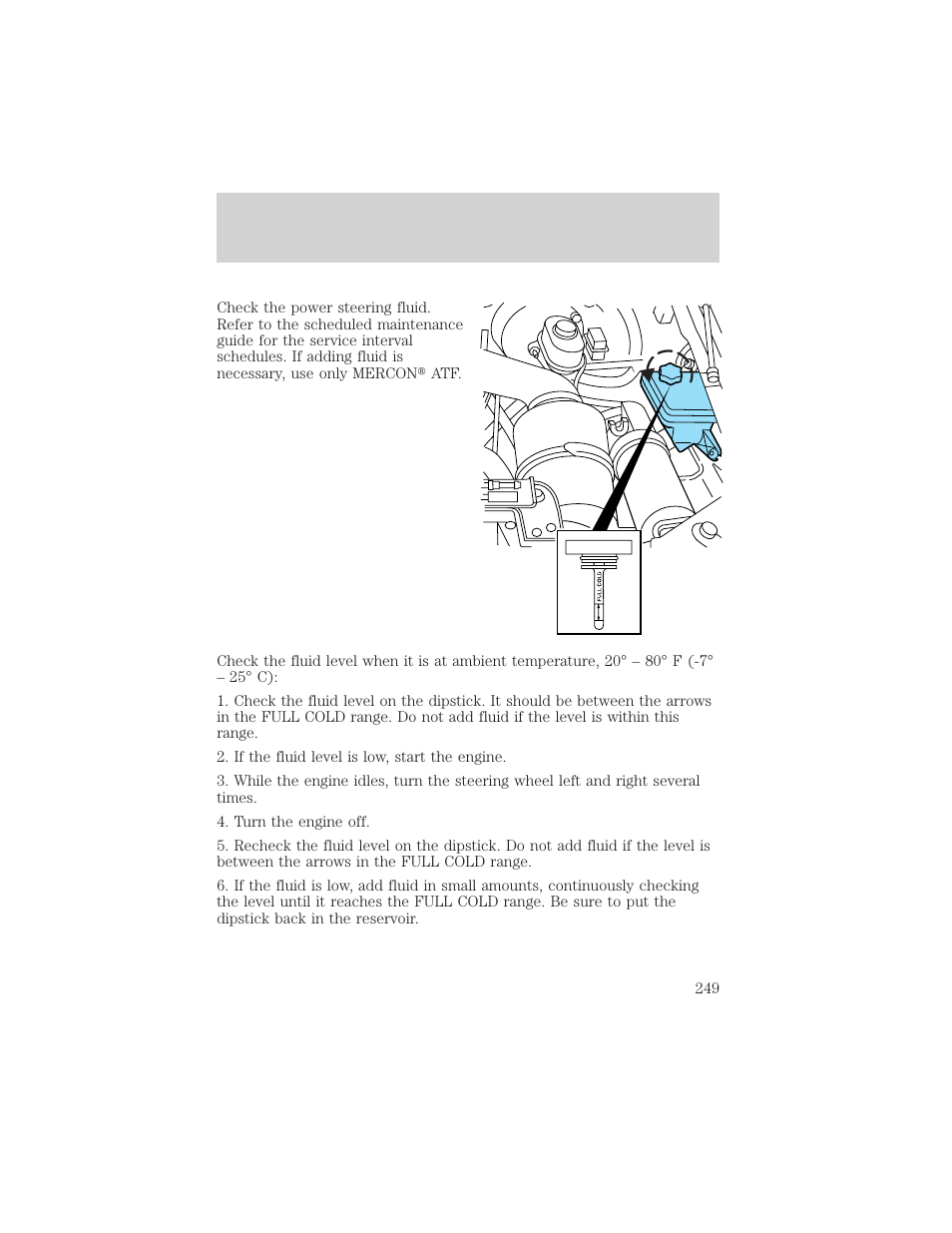 Maintenance and specifications | FORD 2002 Excursion v.2 User Manual | Page 249 / 280