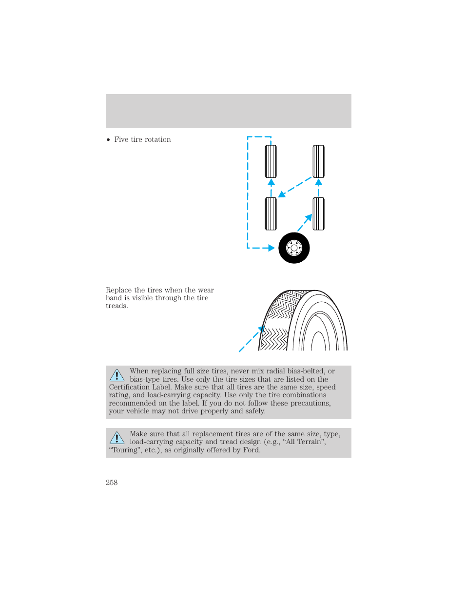 Maintenance and specifications | FORD 2002 Excursion v.2 User Manual | Page 258 / 280