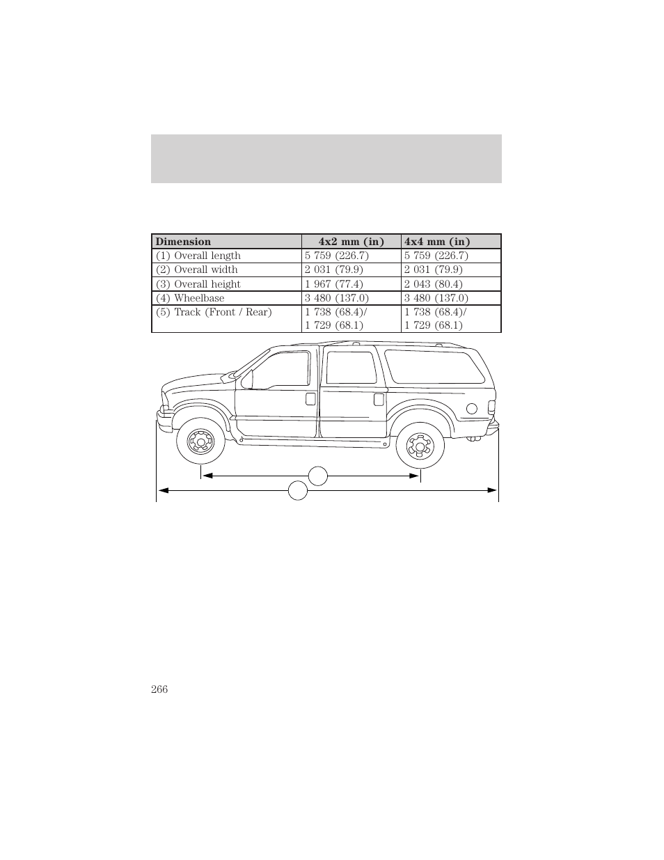Maintenance and specifications | FORD 2002 Excursion v.2 User Manual | Page 266 / 280