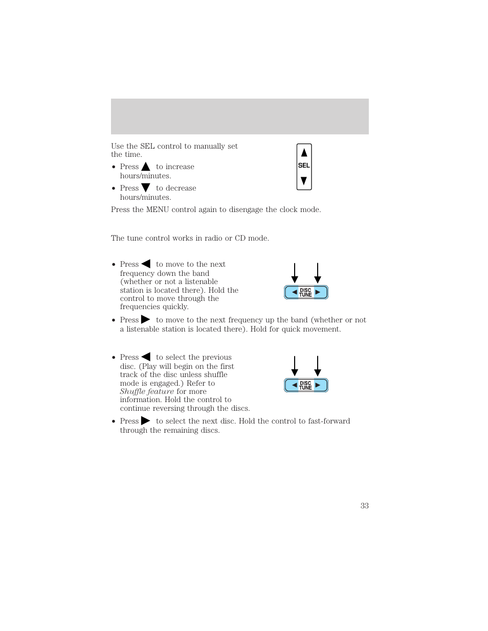 Entertainment systems | FORD 2002 Excursion v.2 User Manual | Page 33 / 280