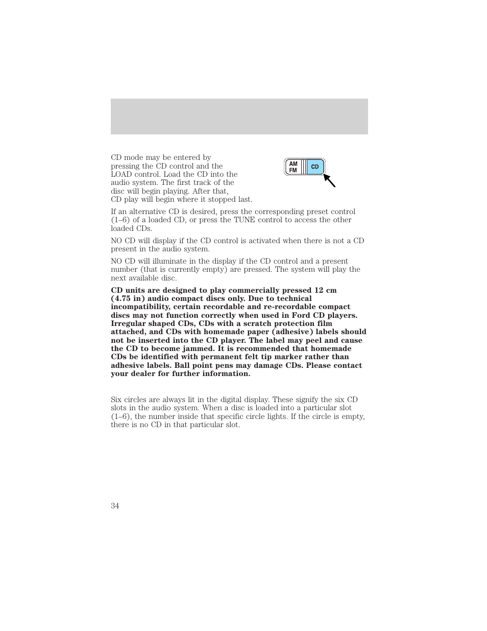 Entertainment systems | FORD 2002 Excursion v.2 User Manual | Page 34 / 280