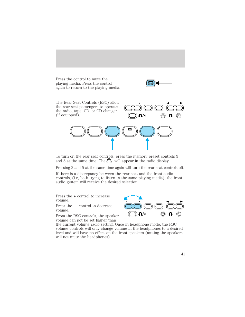 Entertainment systems | FORD 2002 Excursion v.2 User Manual | Page 41 / 280