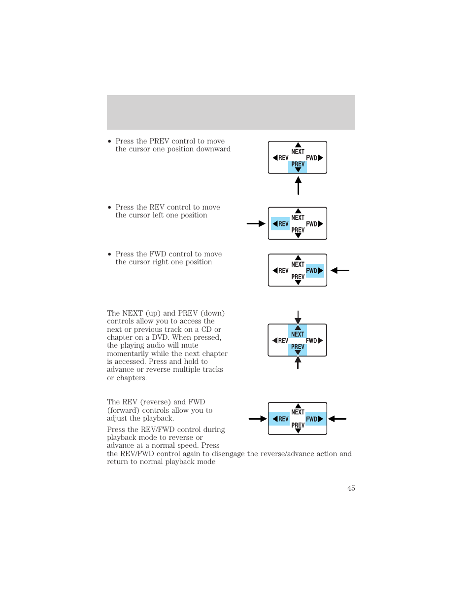 Entertainment systems | FORD 2002 Excursion v.2 User Manual | Page 45 / 280