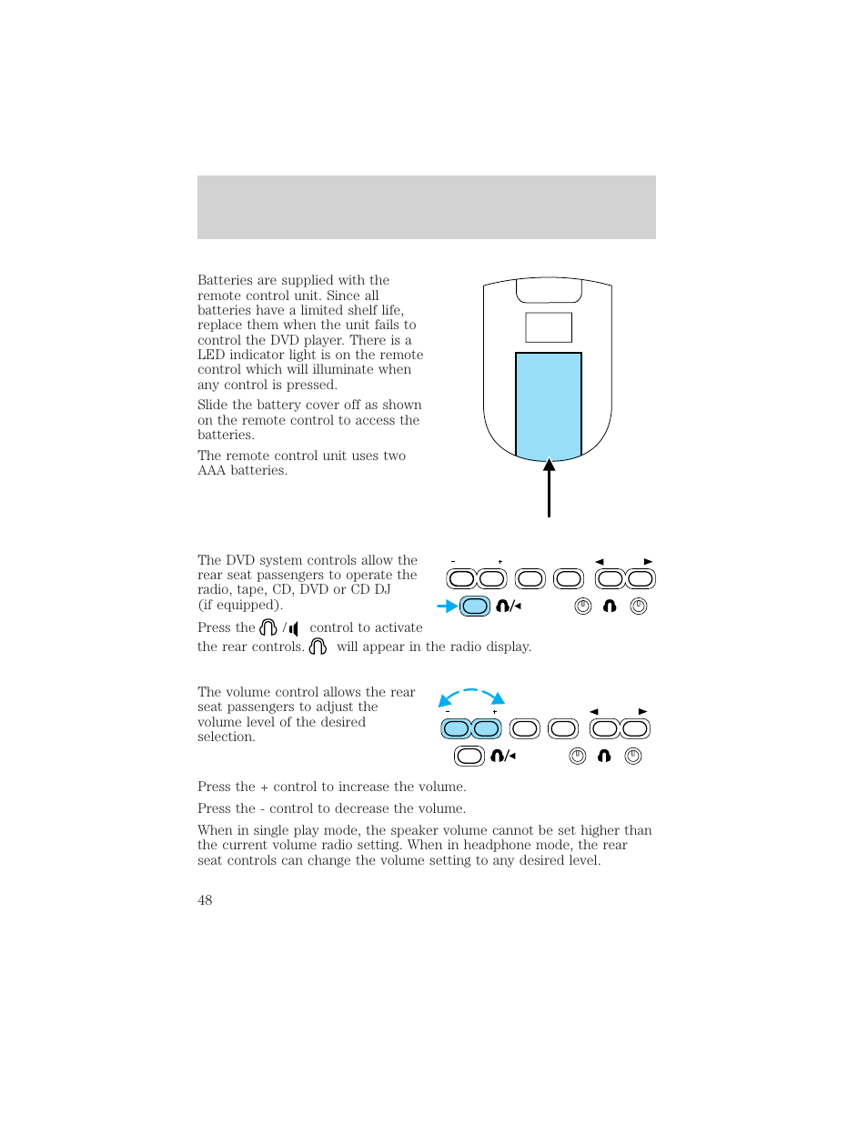 Entertainment systems | FORD 2002 Excursion v.2 User Manual | Page 48 / 280