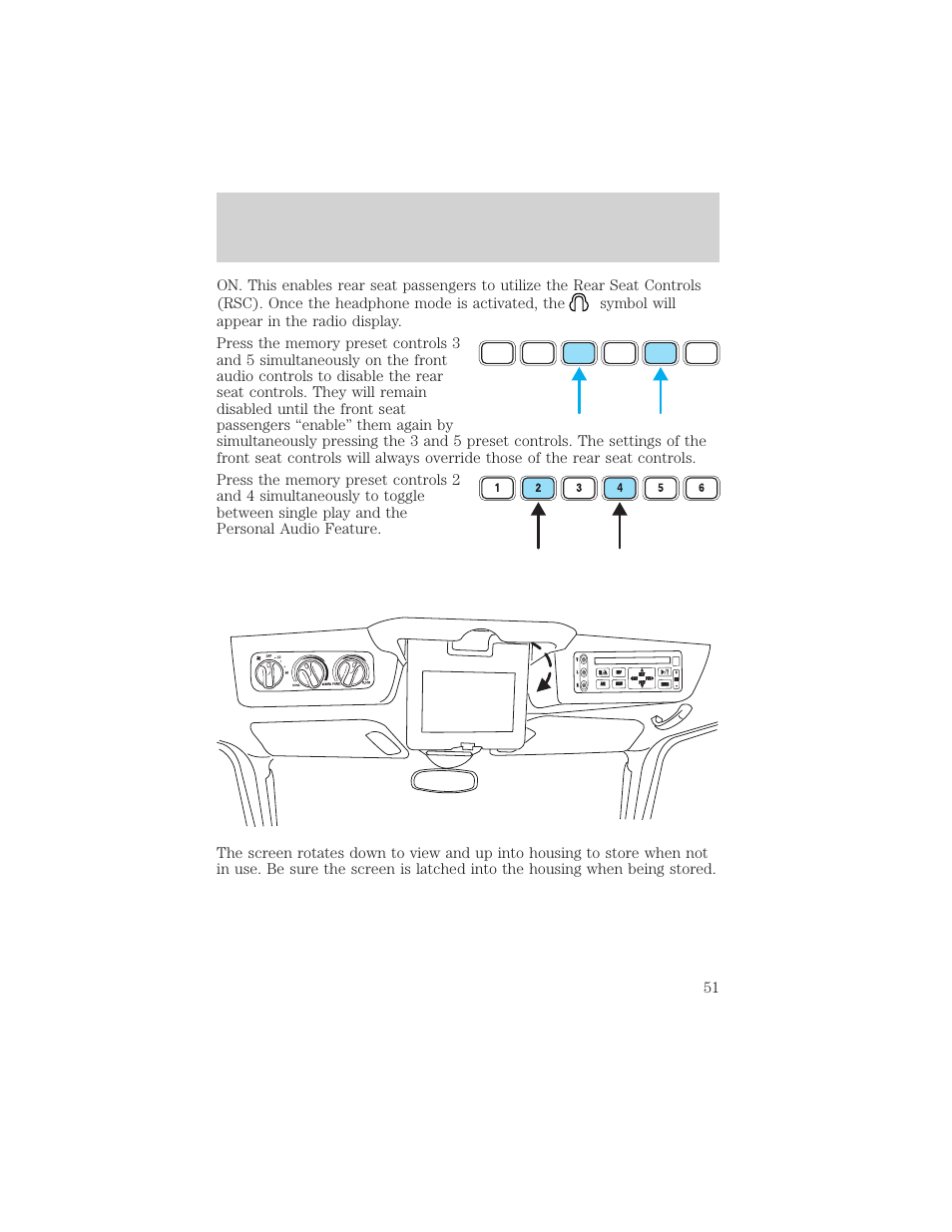 Entertainment systems | FORD 2002 Excursion v.2 User Manual | Page 51 / 280