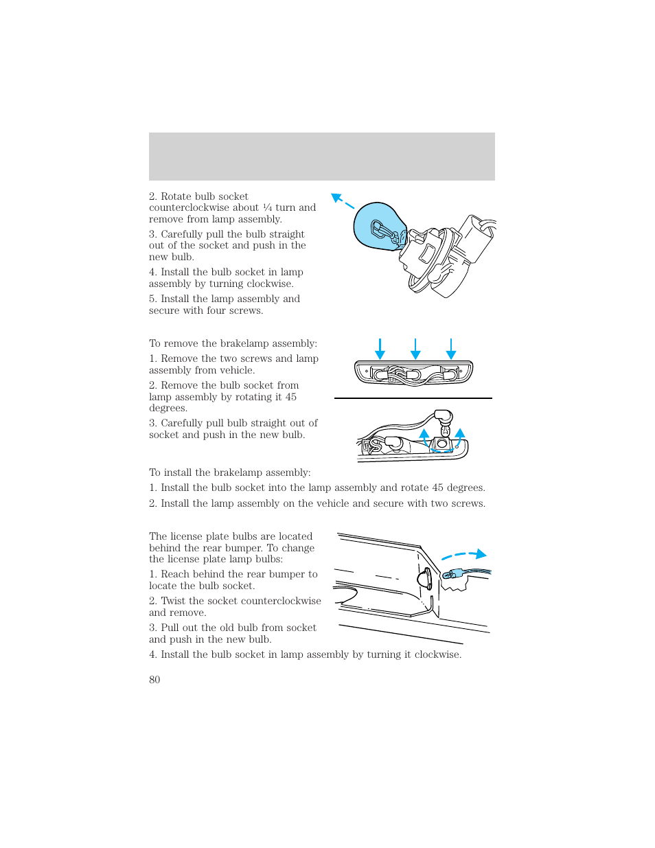 Lights | FORD 2002 Excursion v.2 User Manual | Page 80 / 280