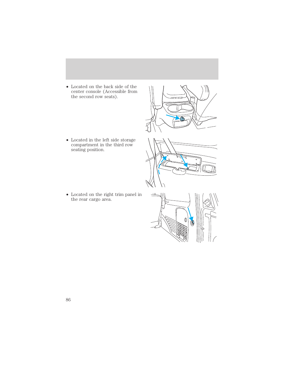 Driver controls | FORD 2002 Excursion v.2 User Manual | Page 86 / 280