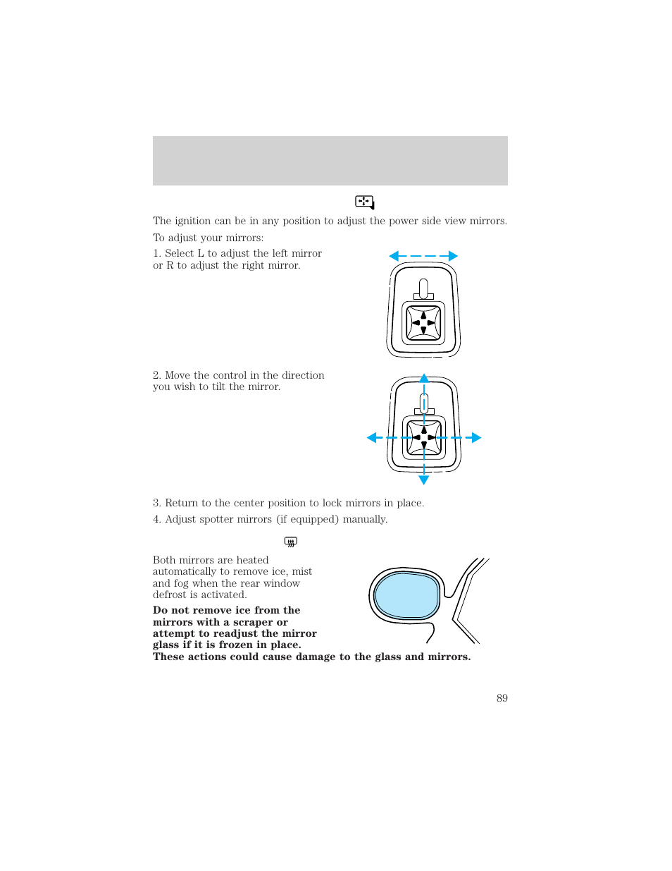 Driver controls | FORD 2002 Excursion v.2 User Manual | Page 89 / 280