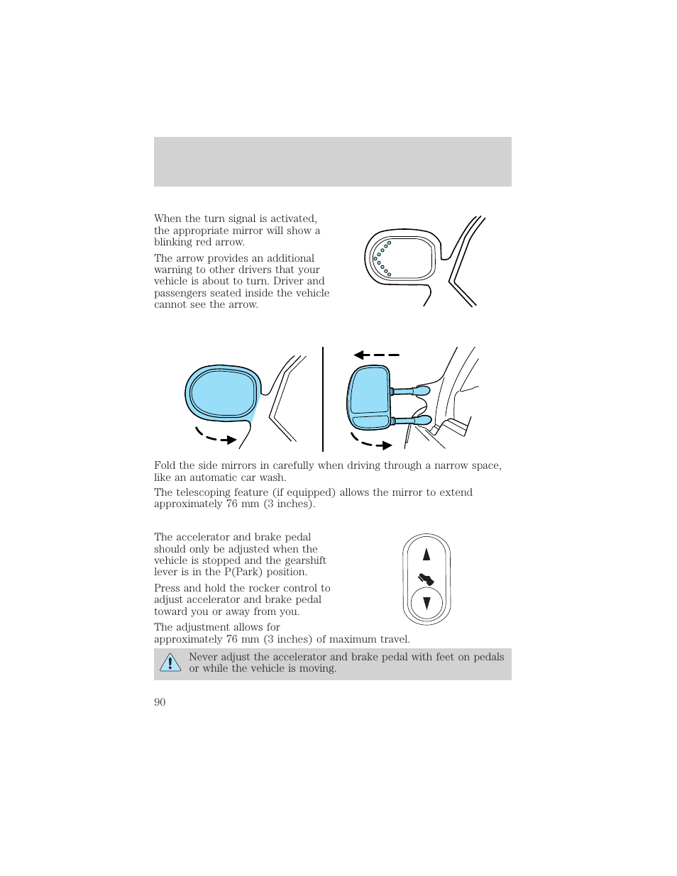 Driver controls | FORD 2002 Excursion v.2 User Manual | Page 90 / 280