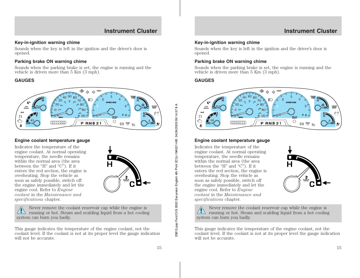 FORD 2002 Excursion v.3 User Manual | Page 15 / 272