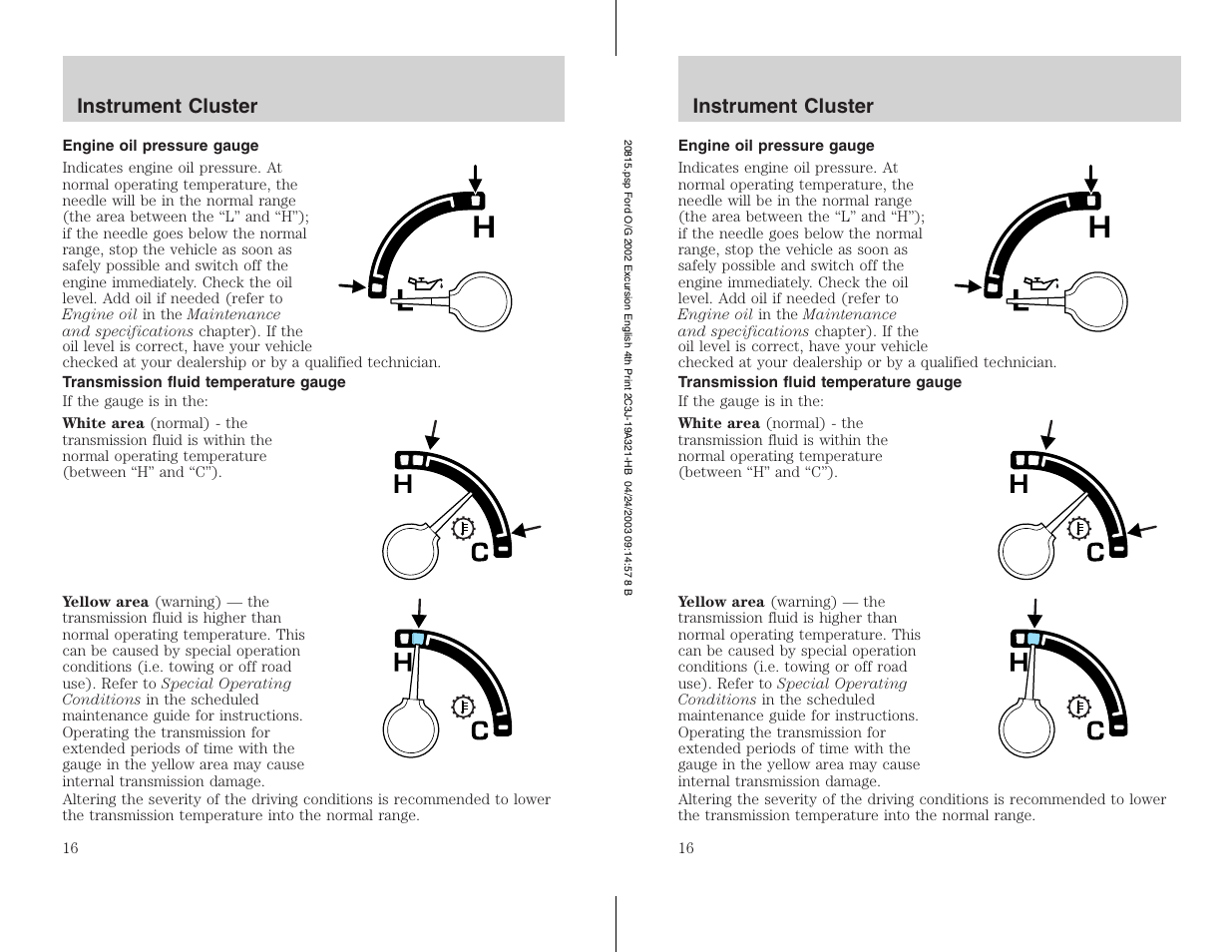 FORD 2002 Excursion v.3 User Manual | Page 16 / 272
