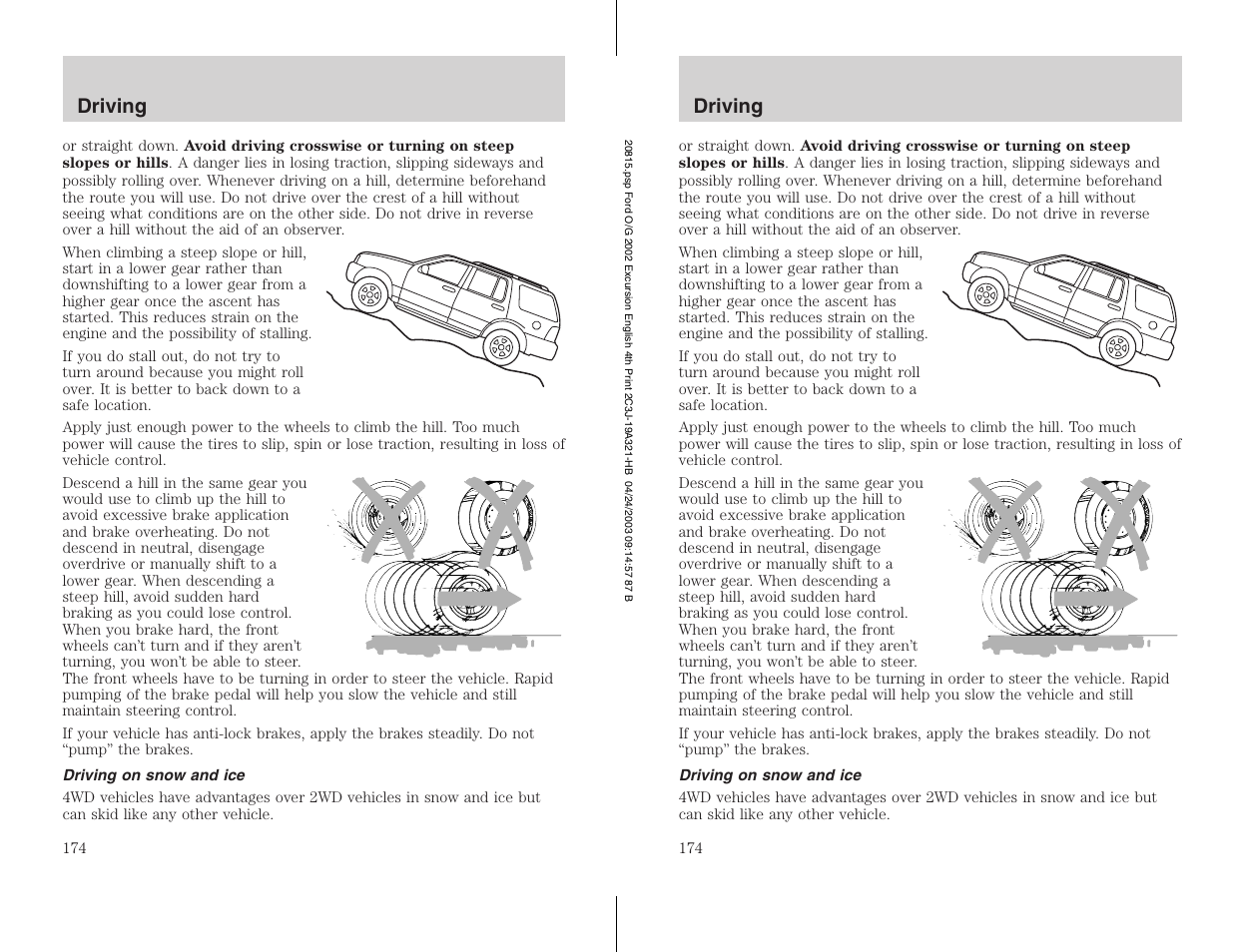 FORD 2002 Excursion v.3 User Manual | Page 174 / 272