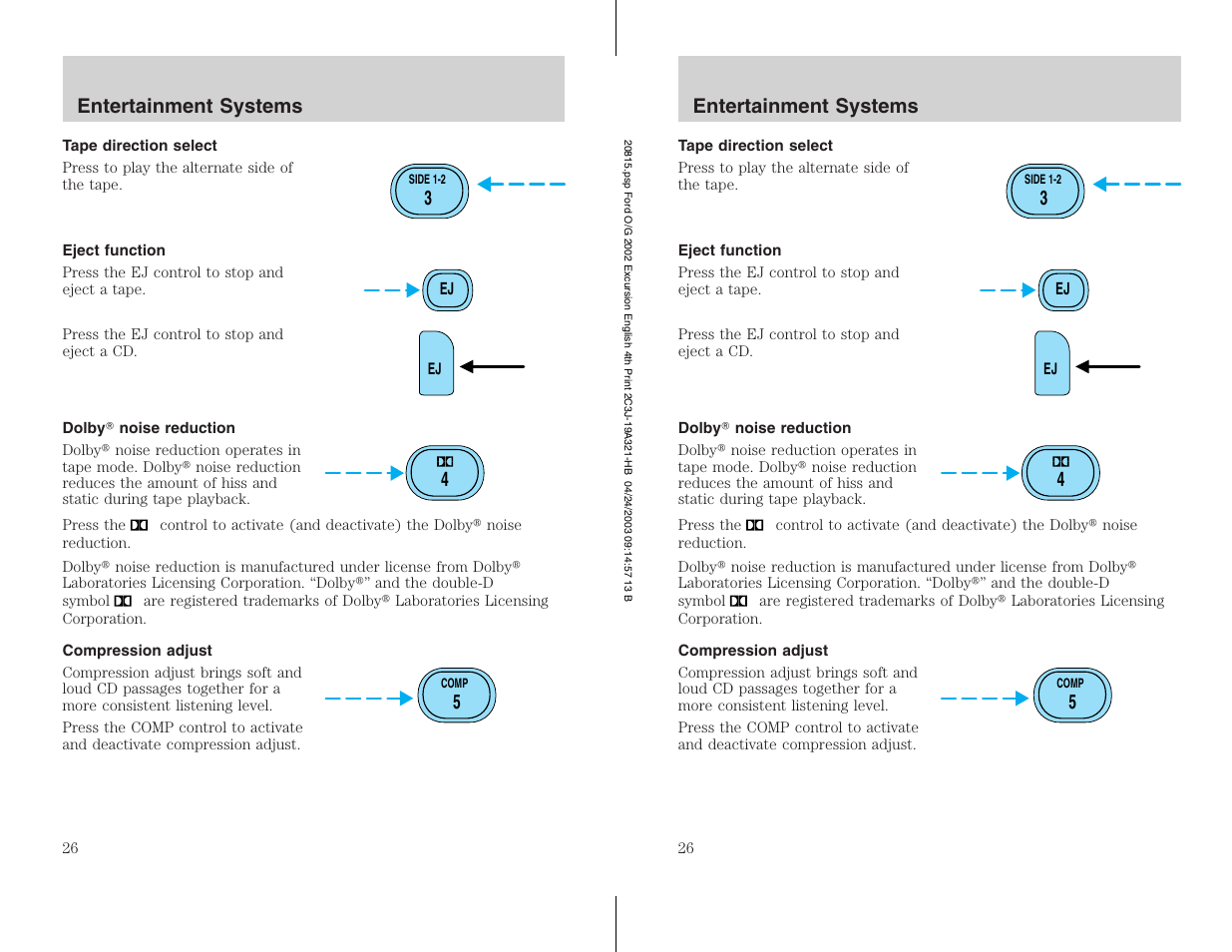 FORD 2002 Excursion v.3 User Manual | Page 26 / 272