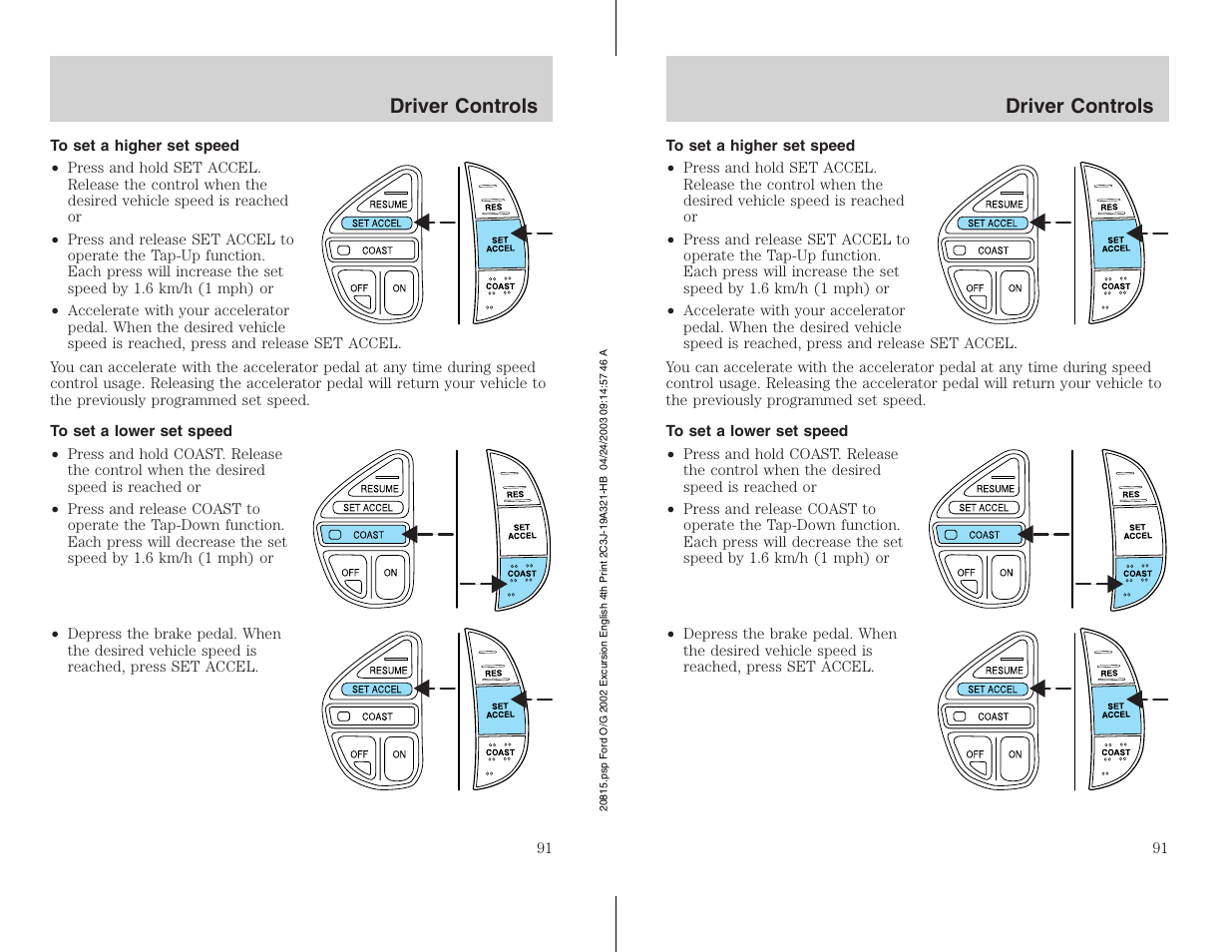 FORD 2002 Excursion v.3 User Manual | Page 91 / 272