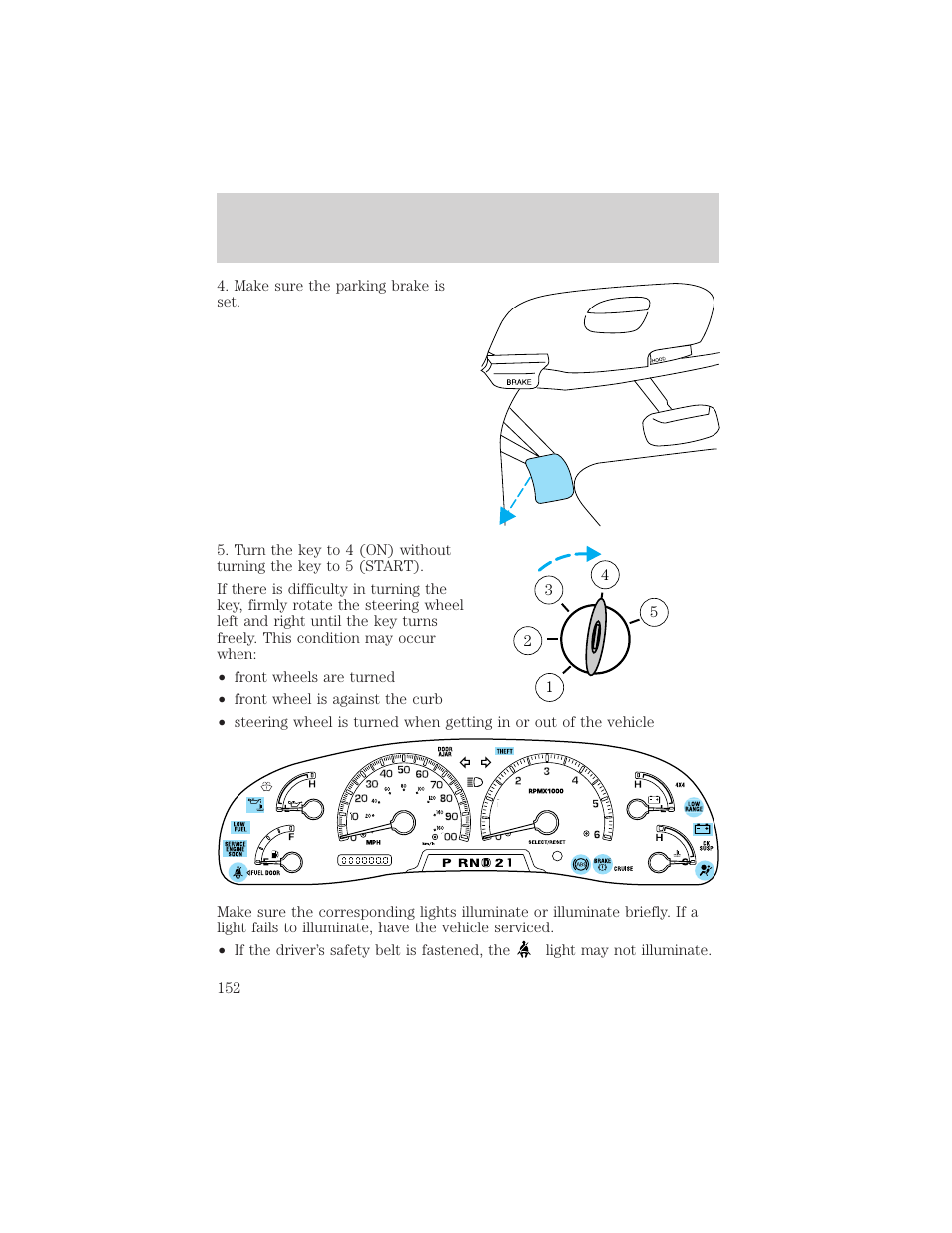 Driving | FORD 2002 Expedition User Manual | Page 152 / 280