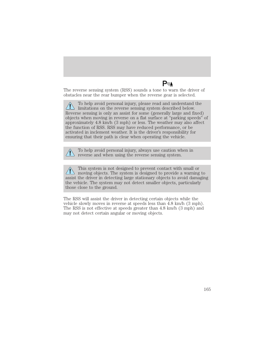 Driving | FORD 2002 Expedition User Manual | Page 165 / 280