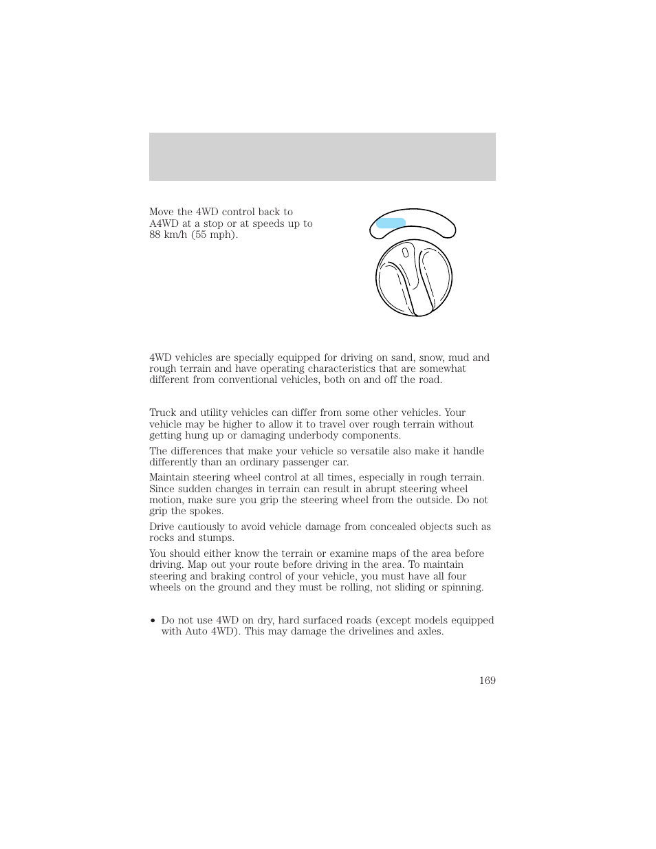 Driving | FORD 2002 Expedition User Manual | Page 169 / 280