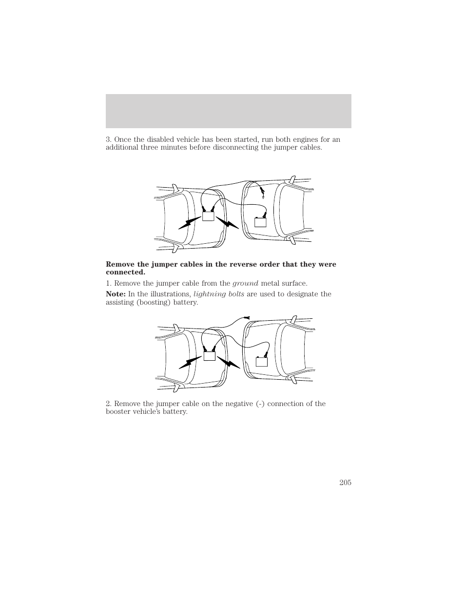 Roadside emergencies | FORD 2002 Expedition User Manual | Page 205 / 280