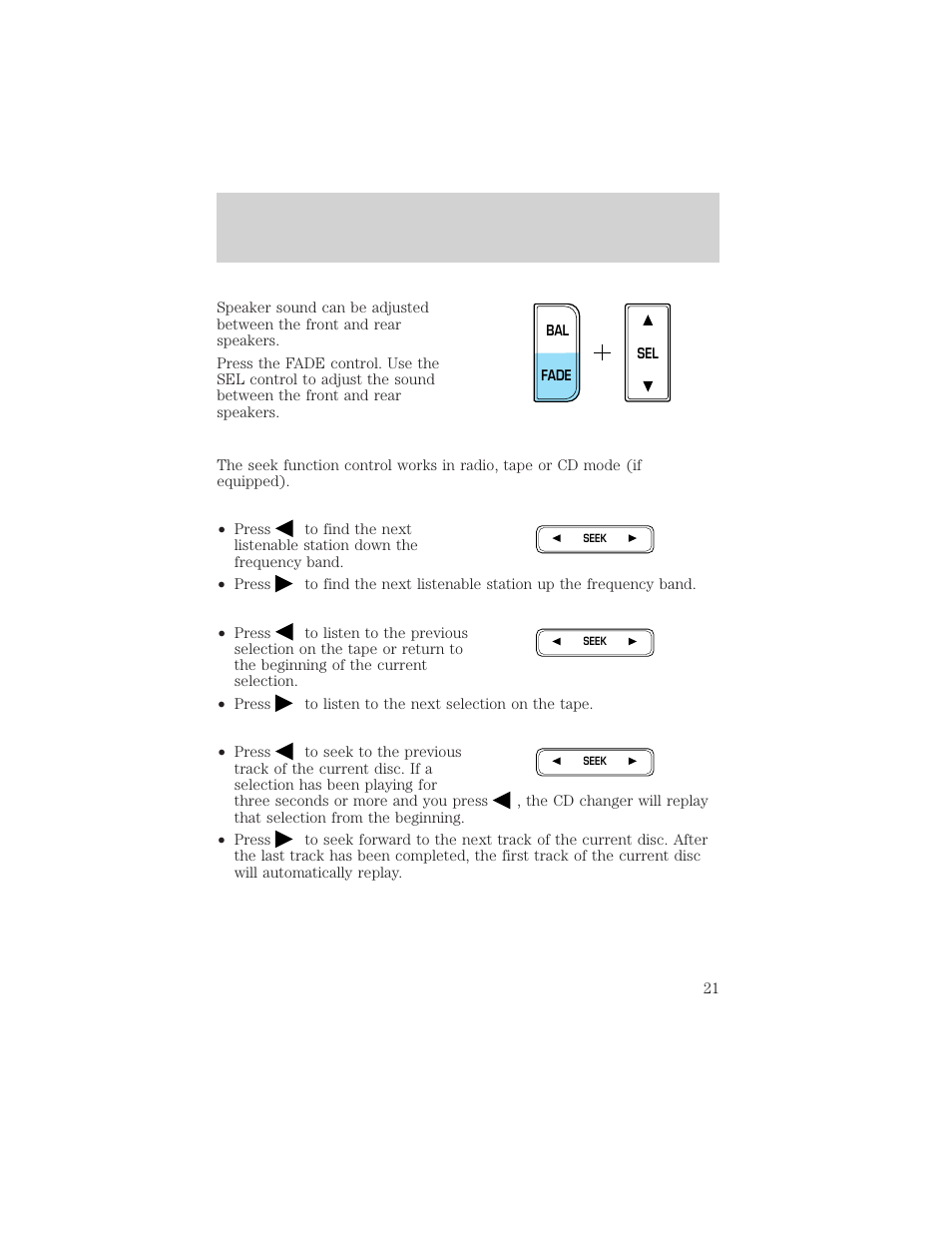 Entertainment systems | FORD 2002 Expedition User Manual | Page 21 / 280