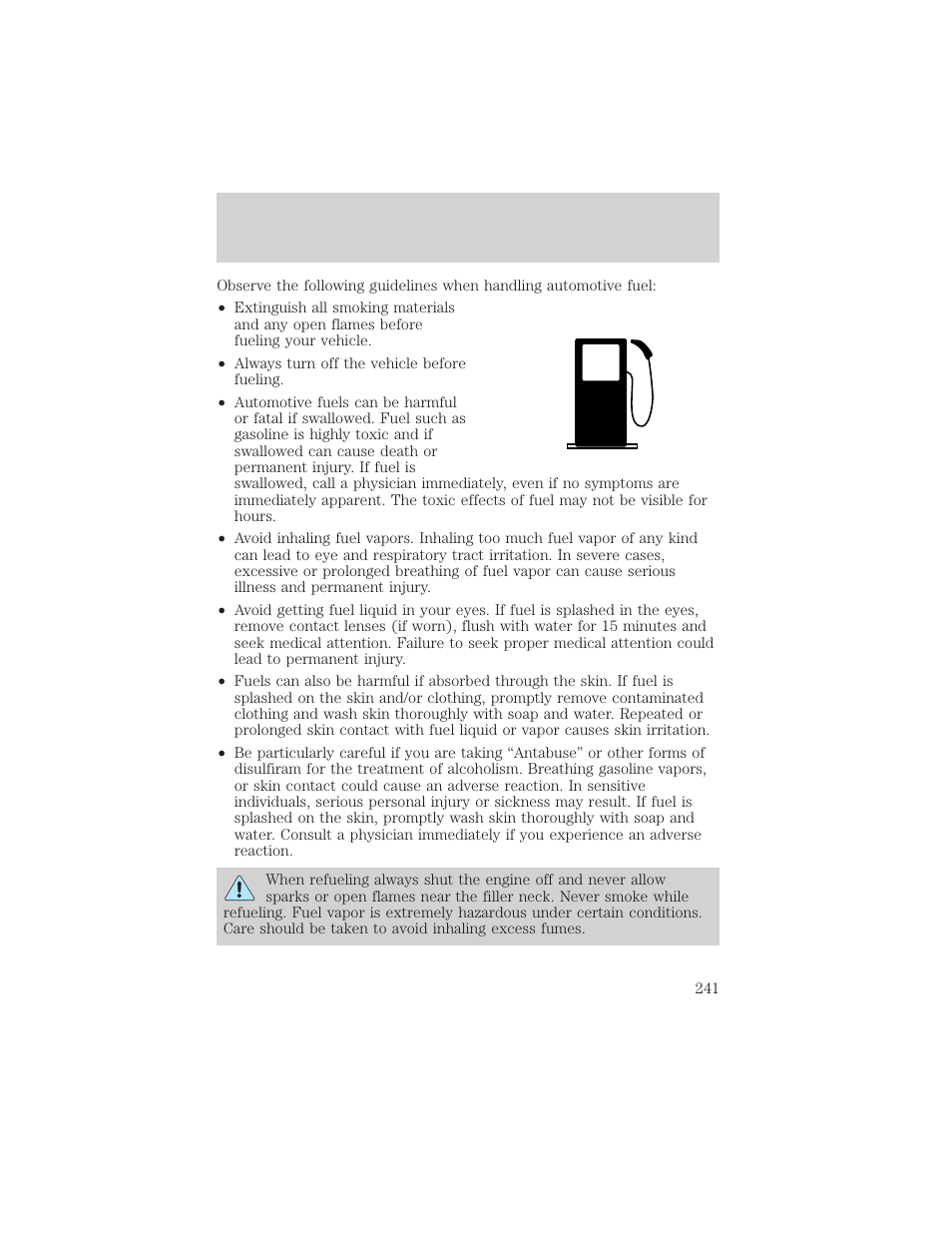 Maintenance and specifications | FORD 2002 Expedition User Manual | Page 241 / 280