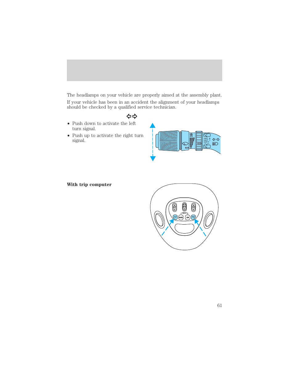 Lights | FORD 2002 Expedition User Manual | Page 61 / 280