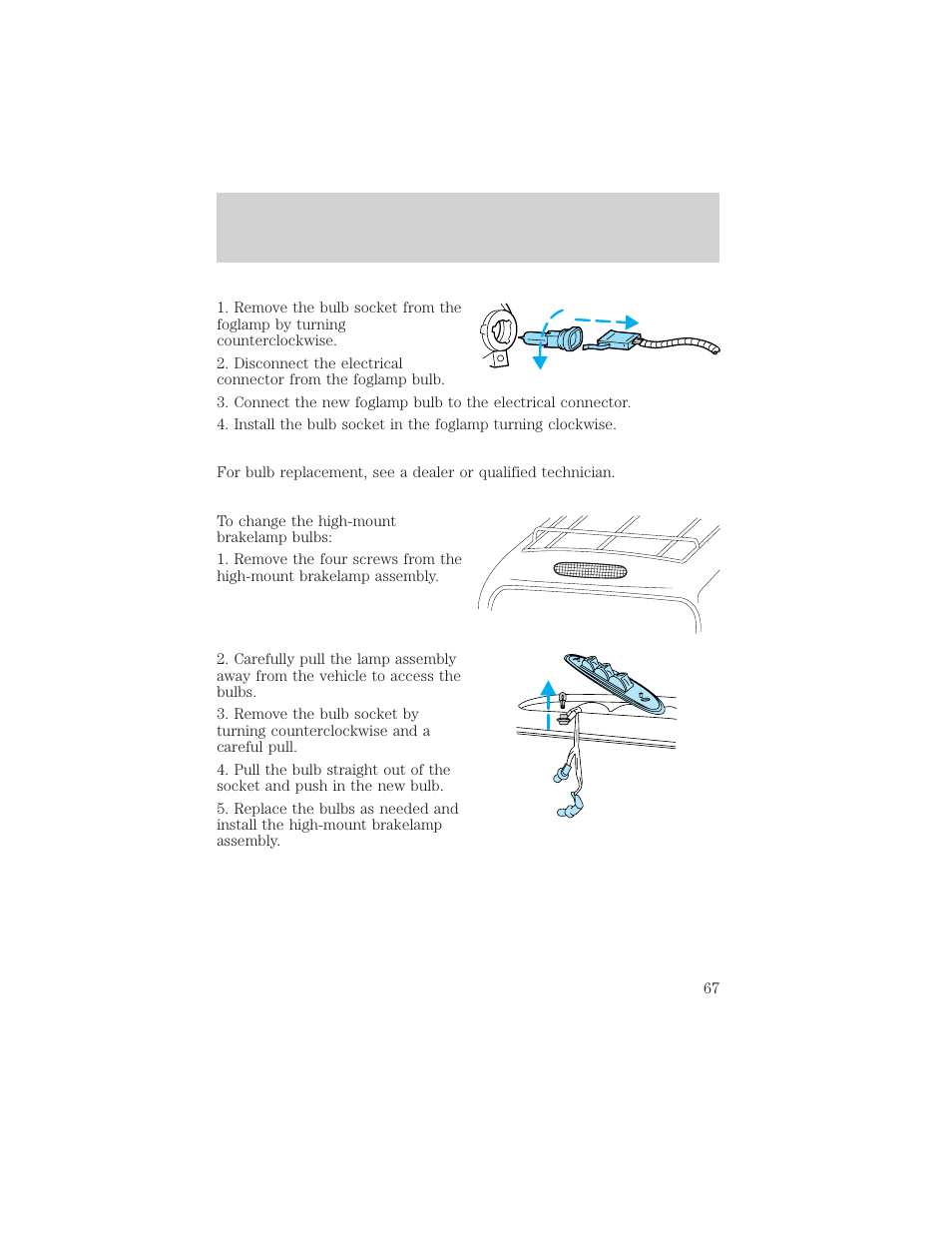 Lights | FORD 2002 Expedition User Manual | Page 67 / 280