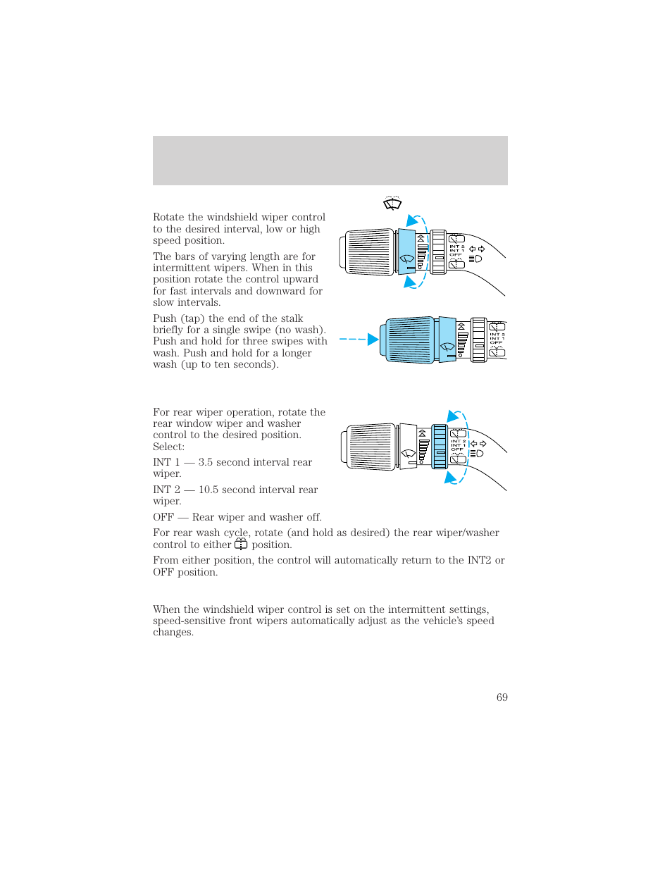 Driver controls | FORD 2002 Expedition User Manual | Page 69 / 280