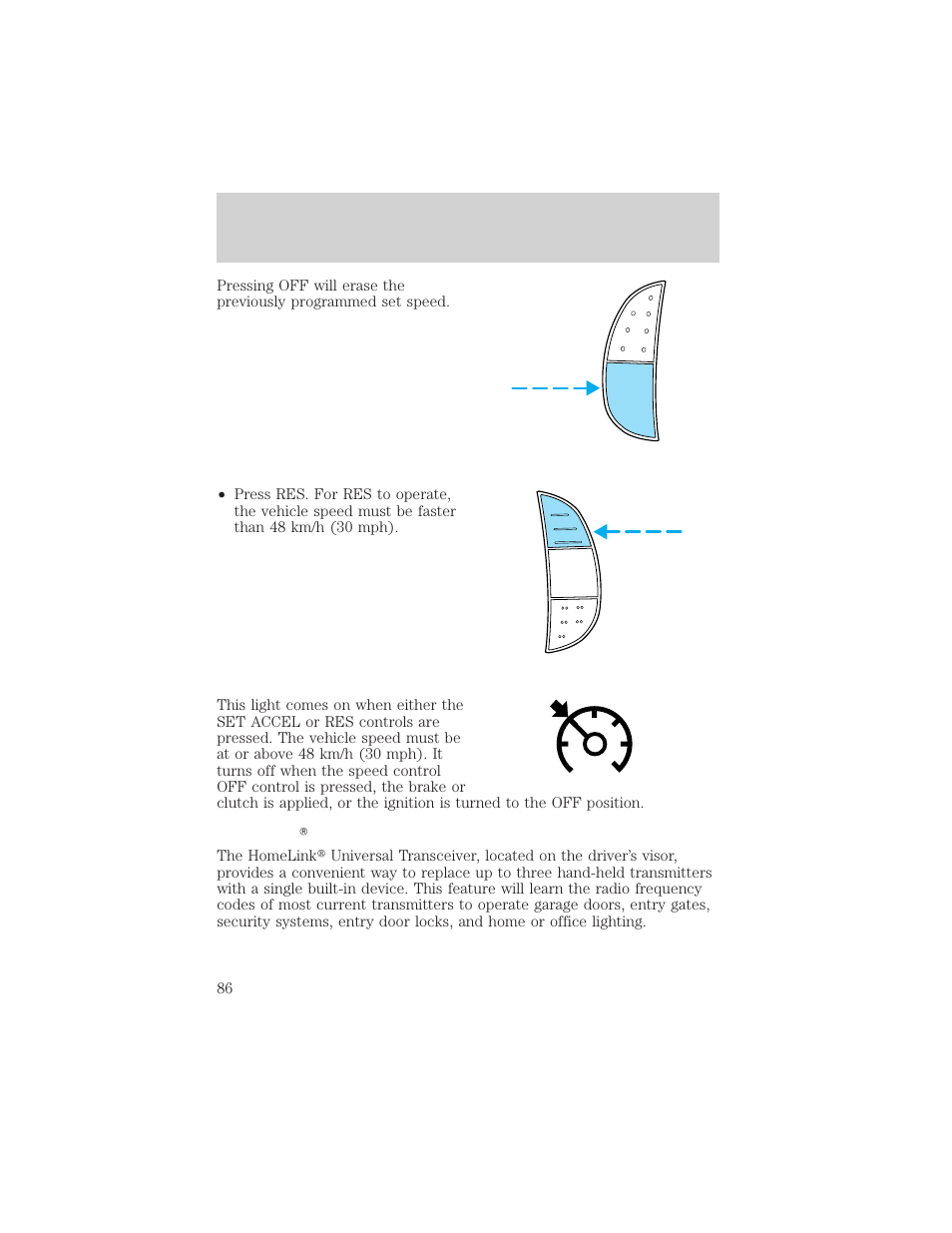 Driver controls | FORD 2002 Expedition User Manual | Page 86 / 280