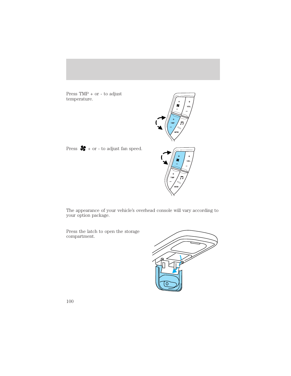 Controls and features | FORD 2002 Explorer v.1 User Manual | Page 100 / 312
