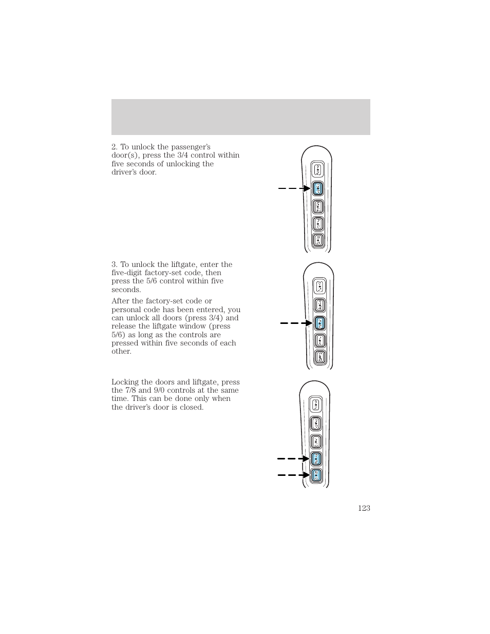 Controls and features | FORD 2002 Explorer v.1 User Manual | Page 123 / 312