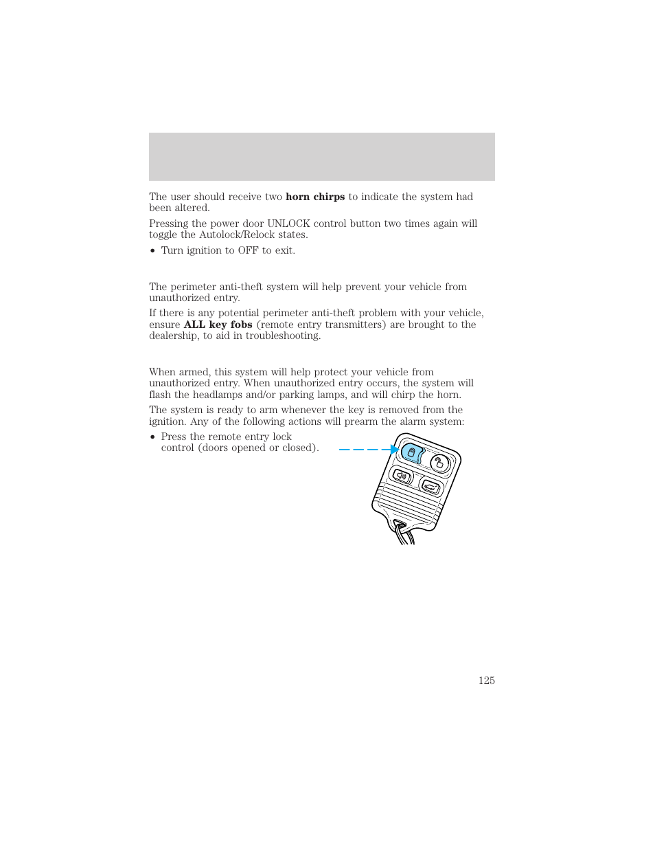 Controls and features | FORD 2002 Explorer v.1 User Manual | Page 125 / 312