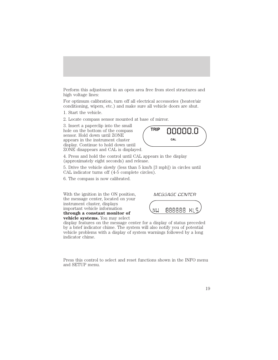 Instrumentation | FORD 2002 Explorer v.1 User Manual | Page 19 / 312