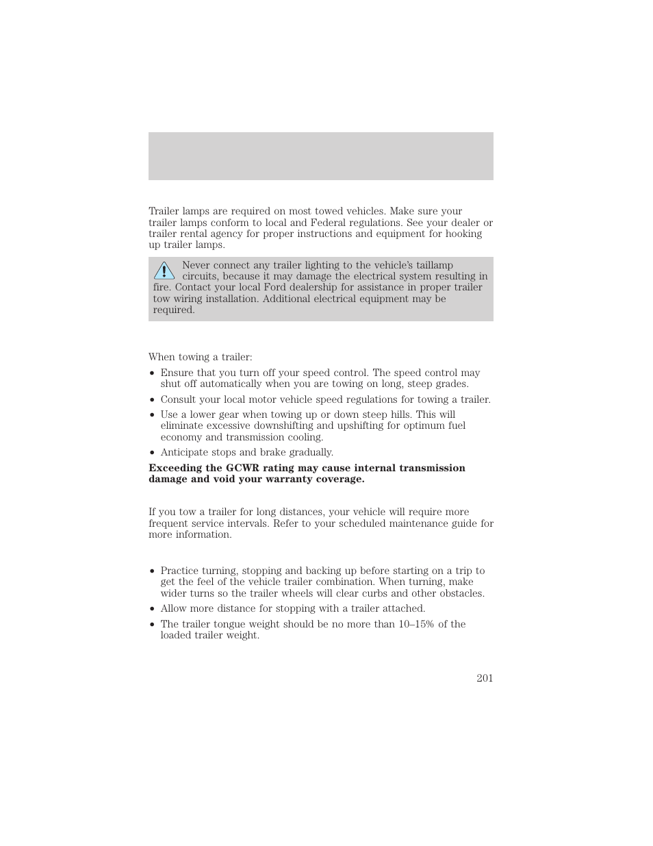Driving | FORD 2002 Explorer v.1 User Manual | Page 201 / 312
