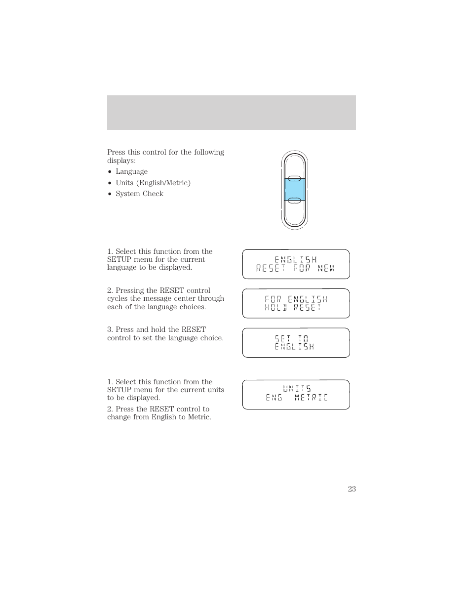 Instrumentation | FORD 2002 Explorer v.1 User Manual | Page 23 / 312