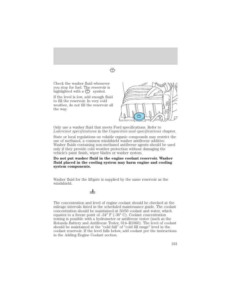 Maintenance and care | FORD 2002 Explorer v.1 User Manual | Page 241 / 312
