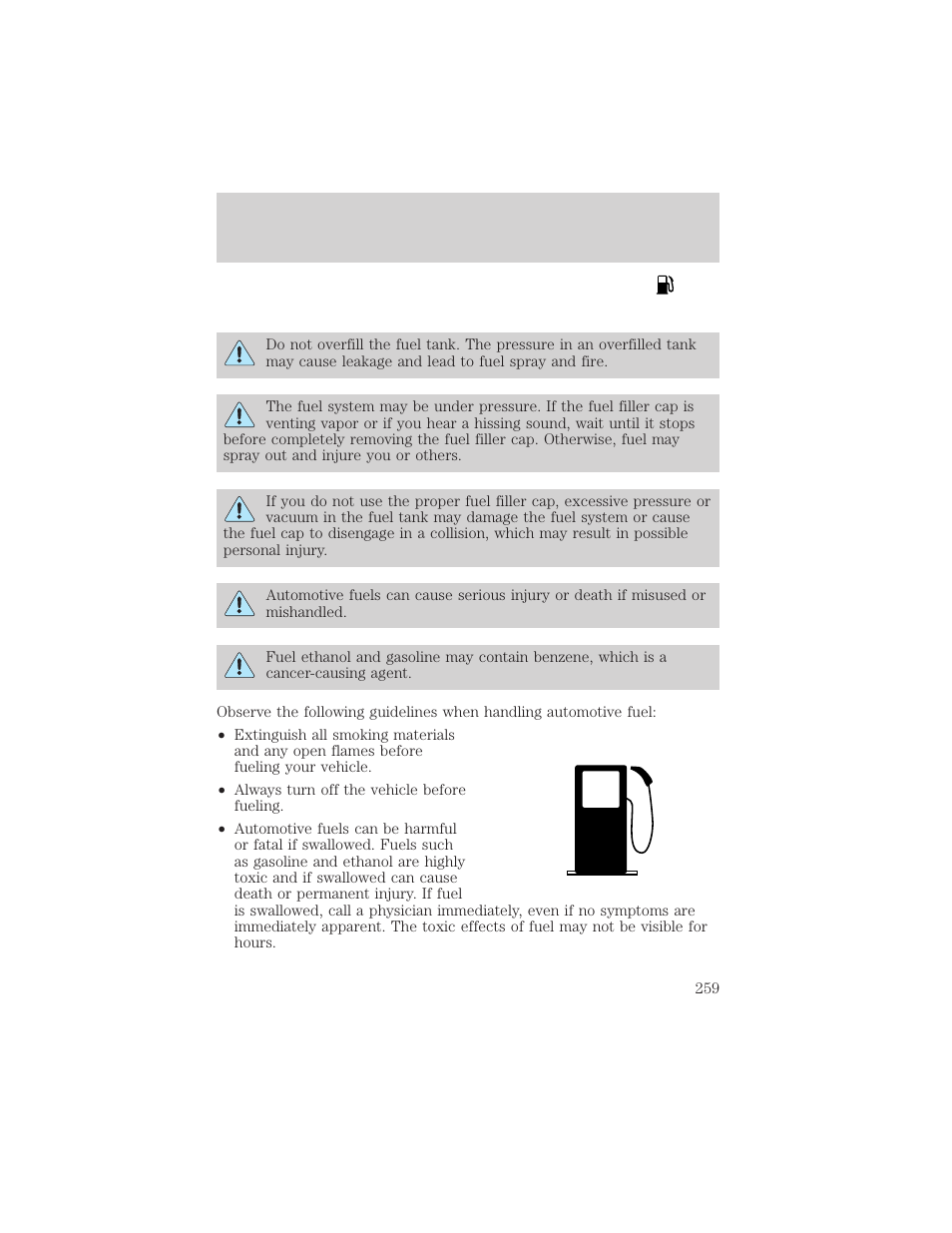 Maintenance and care | FORD 2002 Explorer v.1 User Manual | Page 259 / 312