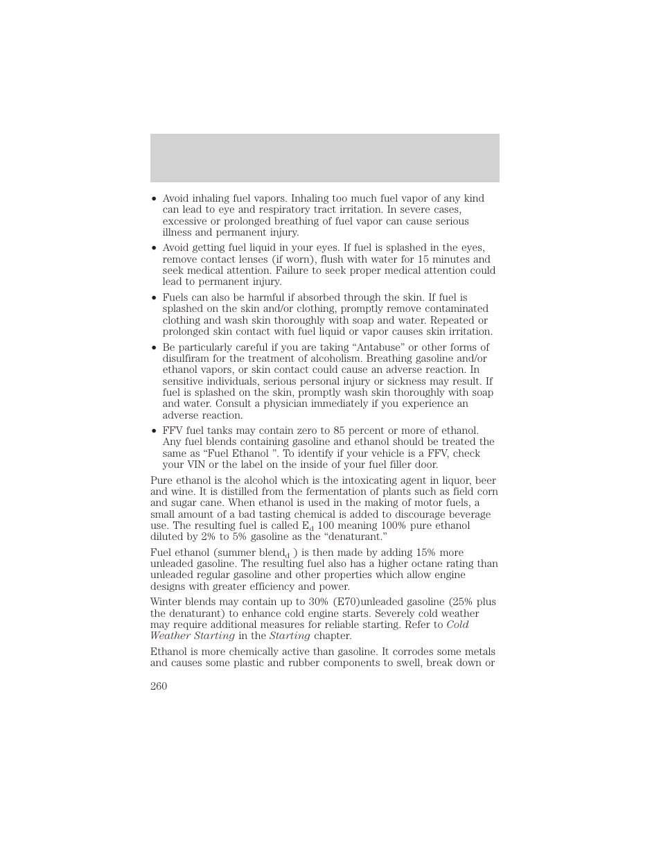 Maintenance and care | FORD 2002 Explorer v.1 User Manual | Page 260 / 312