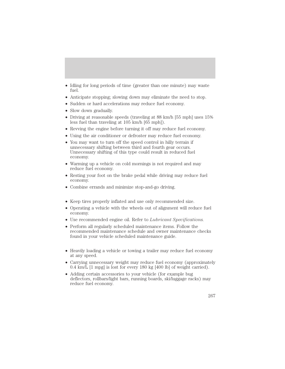Maintenance and care | FORD 2002 Explorer v.1 User Manual | Page 267 / 312