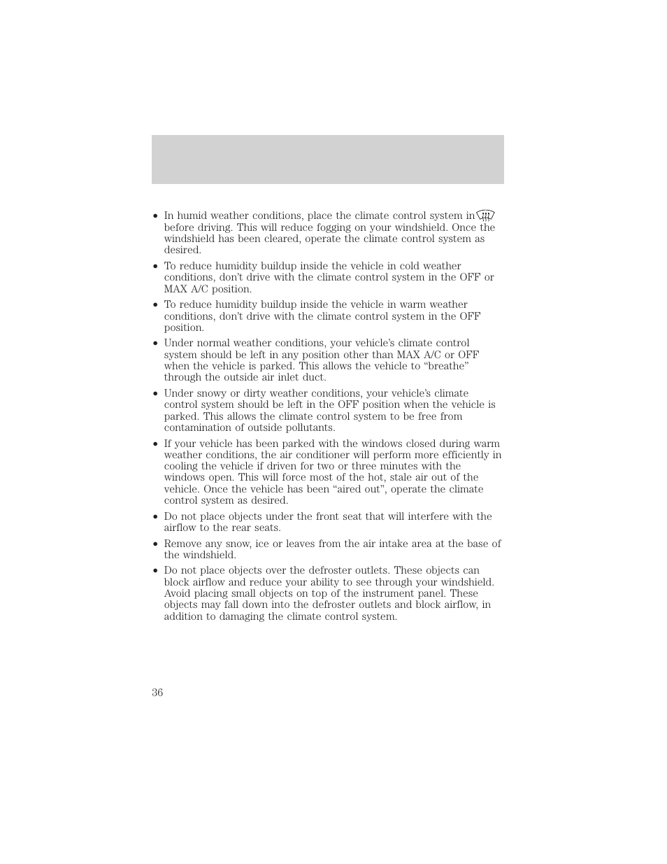 Controls and features | FORD 2002 Explorer v.1 User Manual | Page 36 / 312