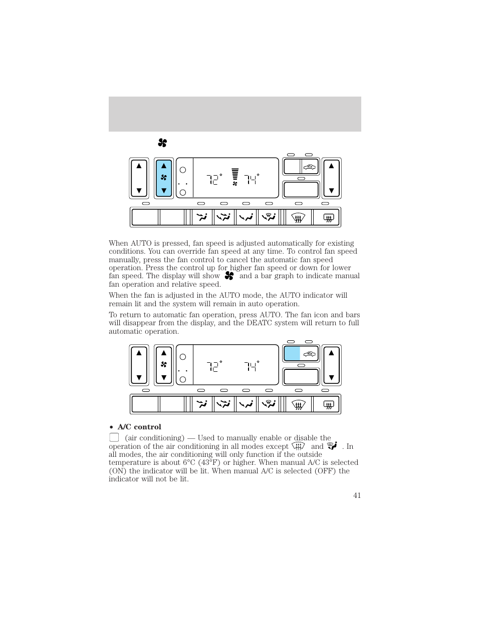 Controls and features | FORD 2002 Explorer v.1 User Manual | Page 41 / 312
