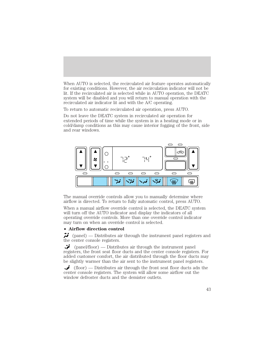 Controls and features | FORD 2002 Explorer v.1 User Manual | Page 43 / 312
