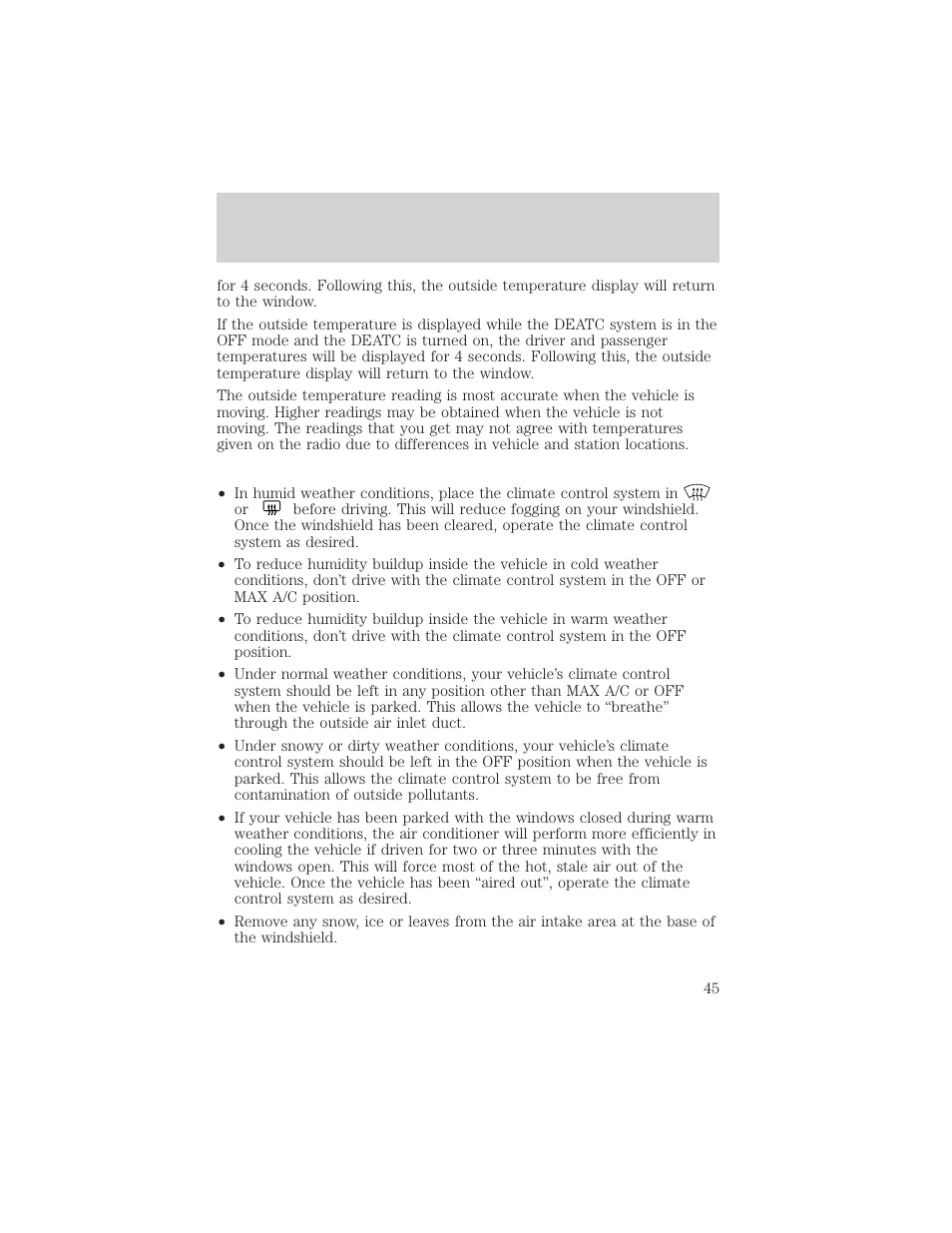Controls and features | FORD 2002 Explorer v.1 User Manual | Page 45 / 312
