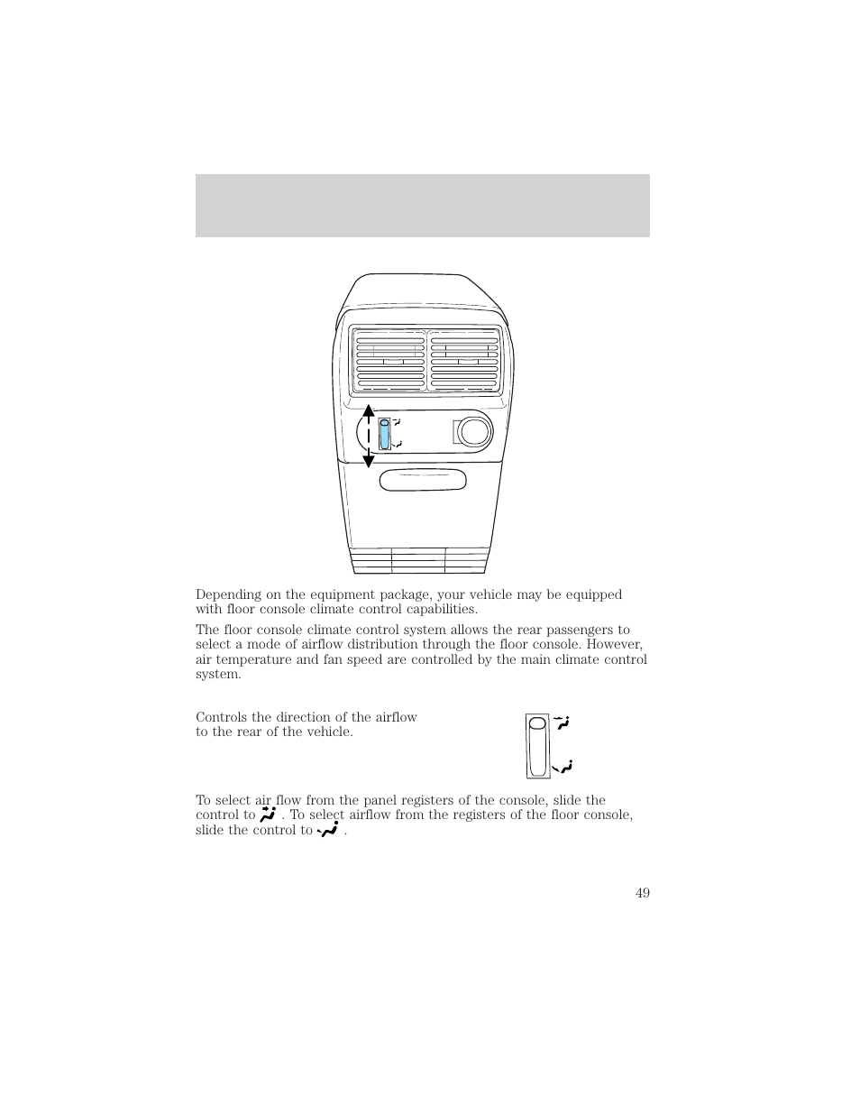 Controls and features | FORD 2002 Explorer v.1 User Manual | Page 49 / 312