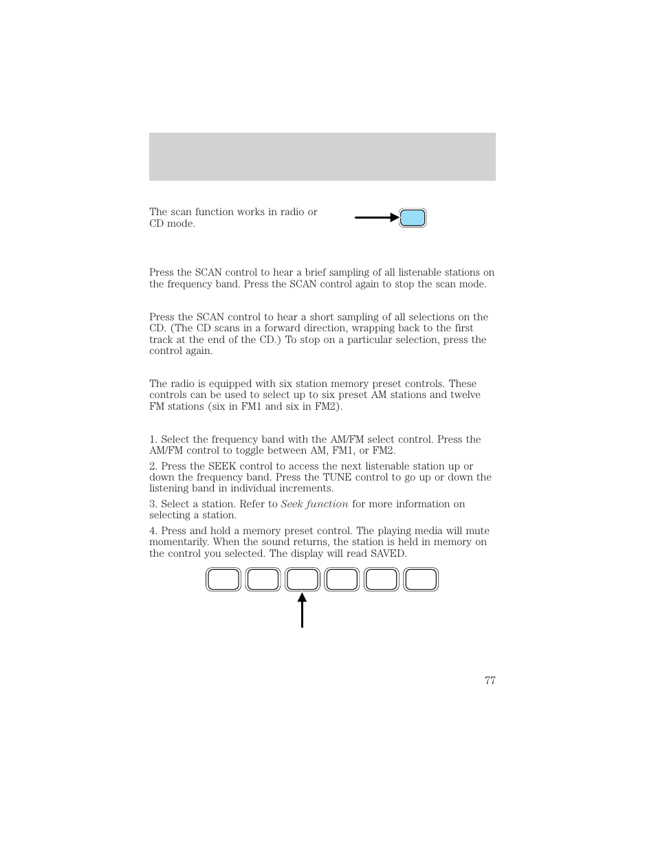 Controls and features | FORD 2002 Explorer v.1 User Manual | Page 77 / 312