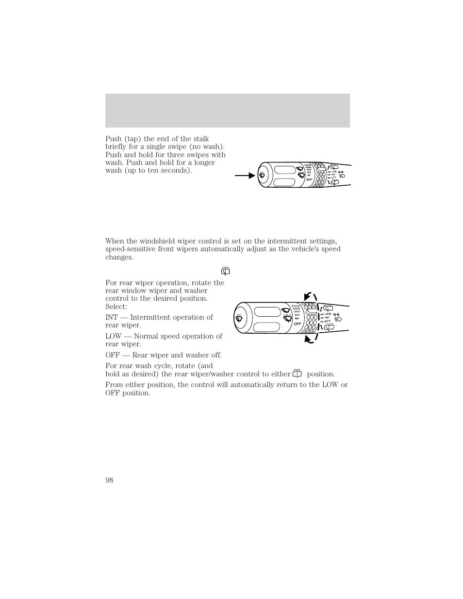 Controls and features | FORD 2002 Explorer v.1 User Manual | Page 98 / 312