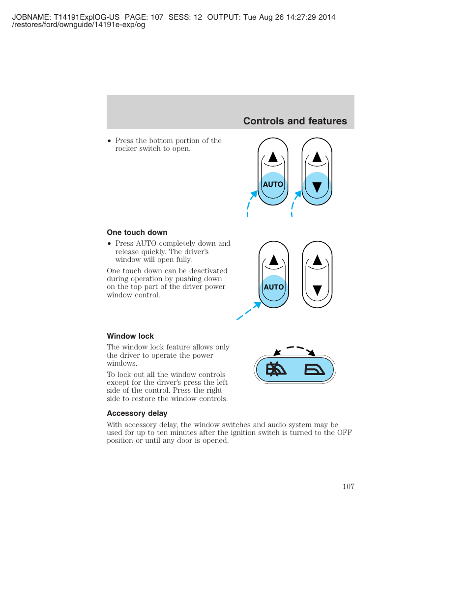 Controls and features | FORD 2002 Explorer v.2 User Manual | Page 107 / 328